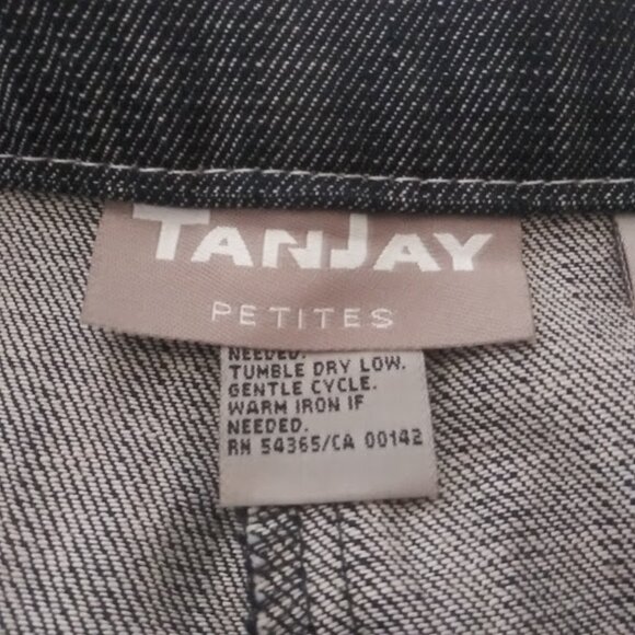 Tan Jay women's size 12P black chino pants - Picture 12 of 14